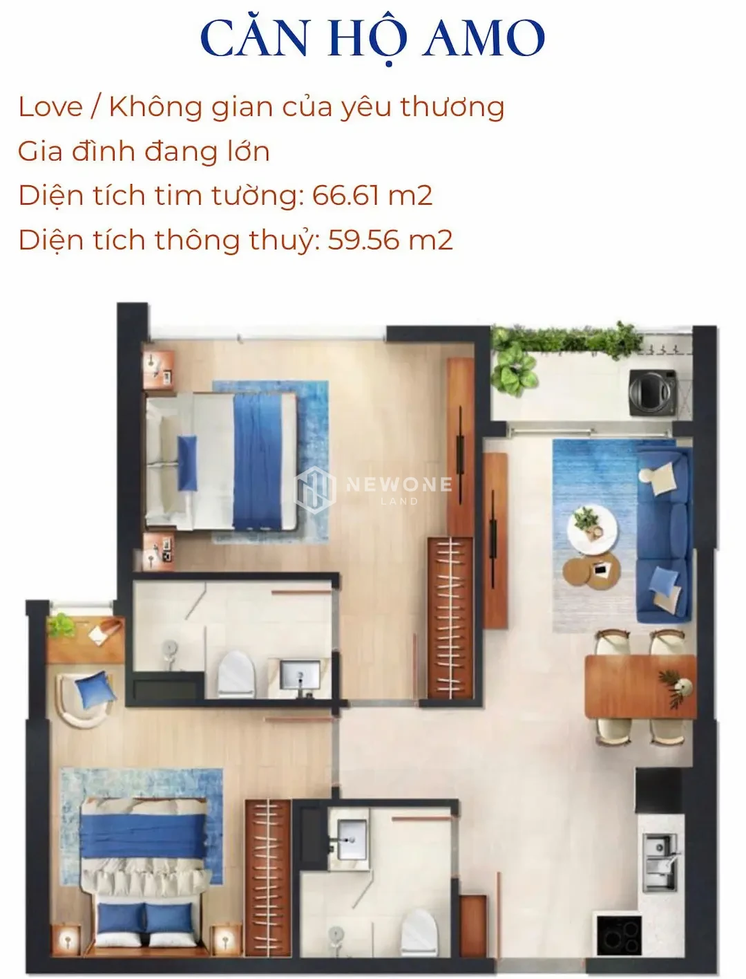 thiet ke 2pn monrei sai gon